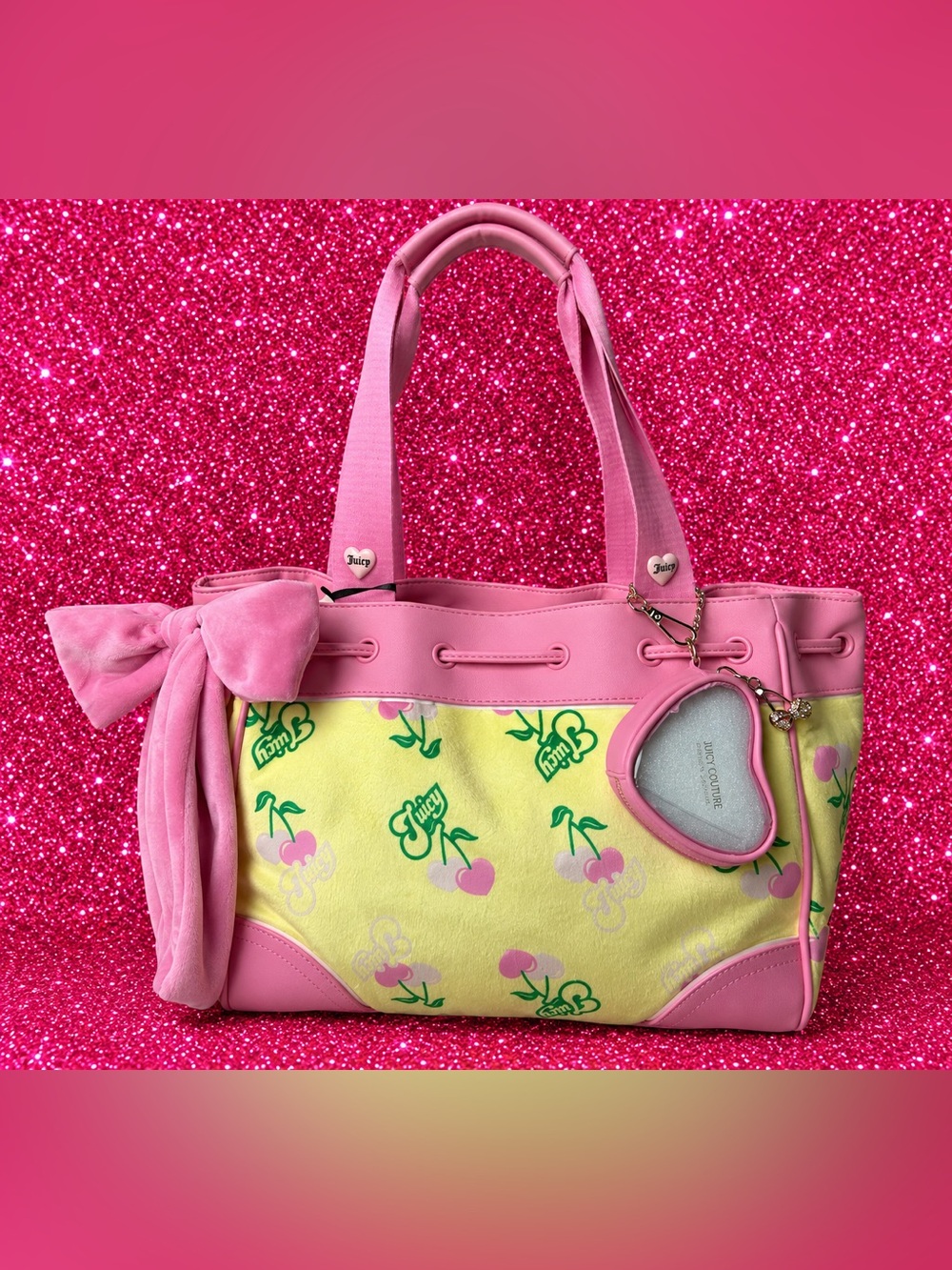 Juicy Couture🩷💛Retro Cherry Gelato DayDreamer Bag